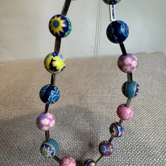 Swatch Multicolor Beaded Necklace - Picture 9 of 10